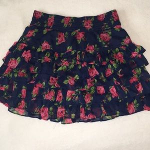 Abercrombie & Fitch Floral Skirt Size Small